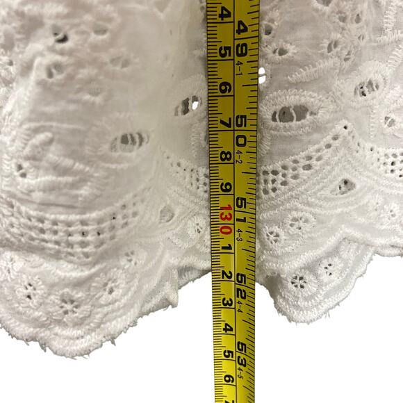 Veiled Collection White Eyelet Long Sleeve Maxi Dress Size XS - Picture 12 of 12